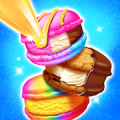 Rainbow Ice Cream Sandwich Maker Ice Cream Shop Mod APK icon