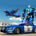 US Police Robot Car Transporter Police Plane Game Mod APK icon