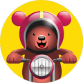 Excite Bear – Animal Bikers Mod APK icon