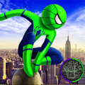 Spider Stickman Rope Hero  2 - Gangster Crime City Mod APK icon