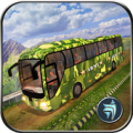 OffRoad US Army Coach Bus Driving Simulator Mod APK icon