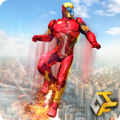 Flying Superhero Real Robot Rescue Mission Mod APK icon