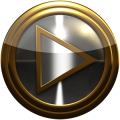 gold platinum poweramp skin Mod APK icon