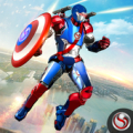 Super Captain Flying Robot City Rescue Mission Mod APK icon