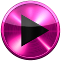 Poweramp SKIN METAL ROSA icon