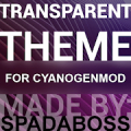 Transparent Purple -CM13 Theme Mod APK icon