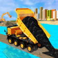 New Road Builder City Construction 3D Mod APK icon
