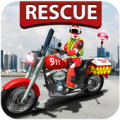911 Rescue Bike Driver 2017 - Emergency Fast Duty Mod APK icon