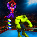 Superhero Wrestling Battle Arena Ring Fighting Mod APK icon