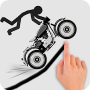 Stickman Racer Road Draw Mod APK 1.04 - Baixar Stickman Racer Road Draw Mod para android com [Dinheiro Ilimitado]