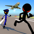 Super Shadow Airport Escape 3D Mod APK icon